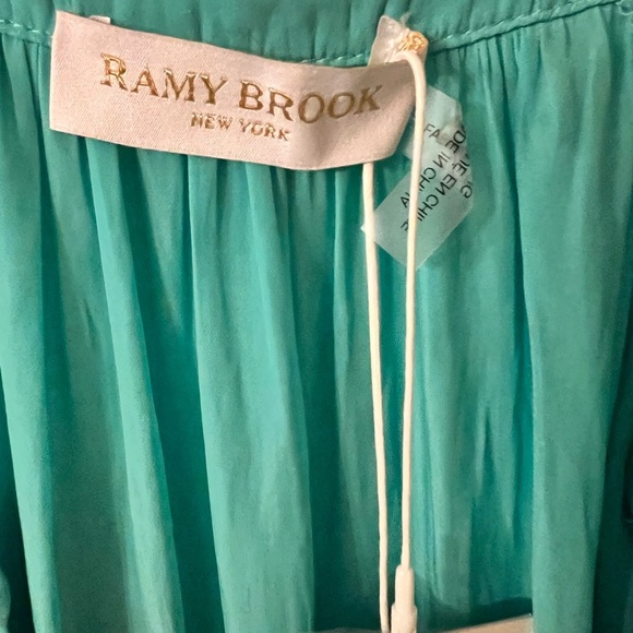 ✨RAMY BROOK-Ansley Flutter Sleeve Jumpsuit Malachite - Size Large. NWT - Picture 4 of 14